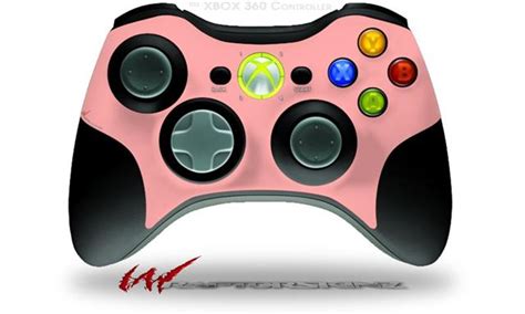 Xbox 360 Wireless Controller Skins Solids Collection Pink Wraptorskinz