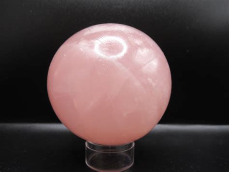 Polished Rose Quartz Mineral Sphere 2 Fossils For Sale