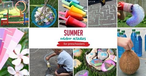 So Much Fun Simple Summer Activities For Preschoolers Hoawg