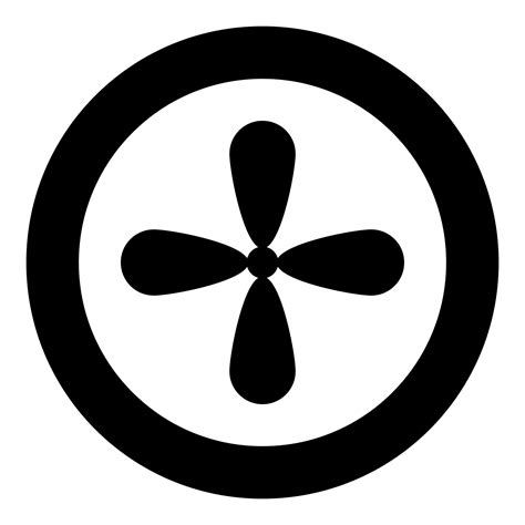 Bloemblaadje Kruis Kruis Monogram Religieus Kruis Pictogram In Cirkel Ronde Zwarte Kleur Vector