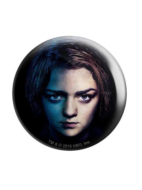 Arya Stark Game Of Thrones Badge Redwolf