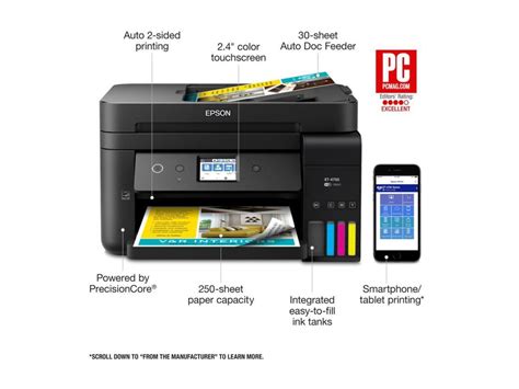 epson c11cg19201 epson workforce et 4750 inkjet multifunction printer color plain paper