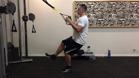 Leg And Glute Exercise Pistol Squats With Trx Youtube