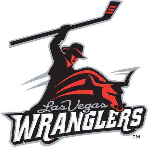 Unfortunately, some teams only stick with their logo choices for a few years before they quickly rebrand the las vegas golden knights had a magical run in their inaugural season, going all the way to the stanley cup. Las Vegas Wranglers Primary Logo - ECHL (ECHL) - Chris ...