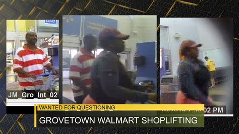 Subjects Wanted For Questioning In Grovetown Walmart Shoplifting Wfxg Fox 54 News Now