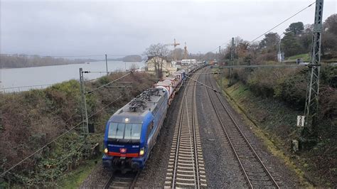 SBB Vectron Mit Klv Kurz Vor Bingen Richtung Koblenz YouTube