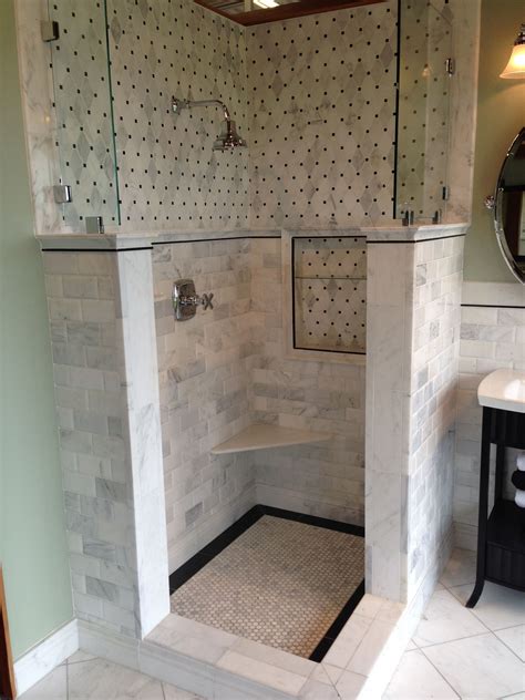 Carrera Marble Shower Bathroom Inspiration Bathroom Shower Tile