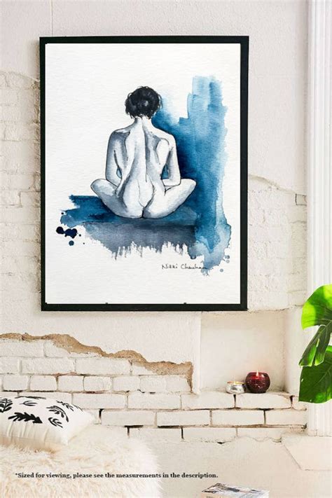 Nudity Art Erotic Art Nude Art Woman Illustration Etsy India