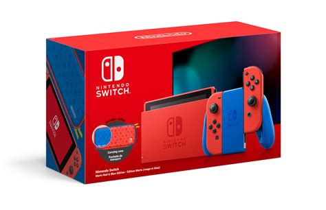 Nintendo Reveals Nintendo Switch Mario Red And Blue Edition Miketendo64