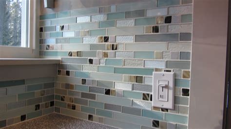Teal Aqua And Stainless Tile Backsplash Susan Jablon Mosaic Tile Kitchen Tiles Backsplash