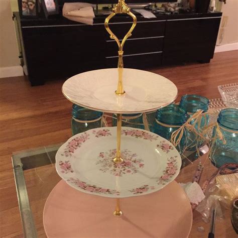 How To Make A Vintage 3 Tier Cup Cake Plate Wedding Stand