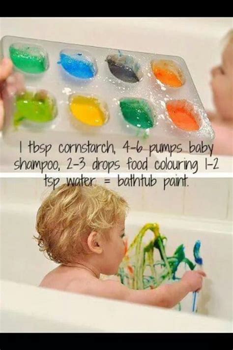 Frequent special offers and discounts up to 70% off for all products! DIY Bathtub Paint | Infant activities, Toddler activities ...