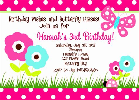 There are many ways that a birthday invitation may be created and presented. 10 Girl Birthday Card Template - SampleTemplatess ...