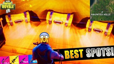Best Spot Haunted Hill In Fornite Battle Royal Youtube