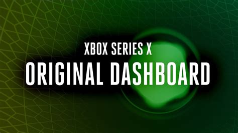 Original Xbox Dashboard Background On Xbox Series X Youtube