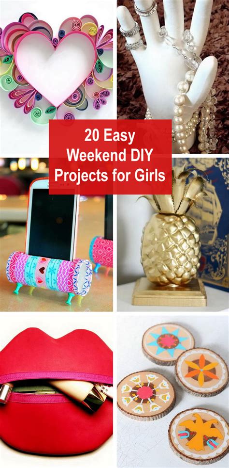 20 Easy Weekend Diy Projects For Girls Styletic