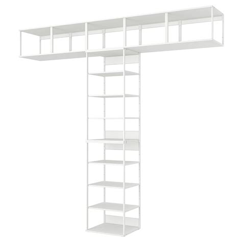 Platsa Open Shelving Unit White 300x42x281 Cm Ikea