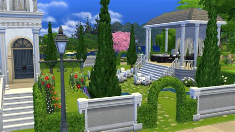 Mod The Sims Municipal Muses Museum Lot Rebuild For Black And White