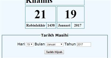 Tukar Tarikh Masihi Ke Hijrah Kalendar Islam 2015 1436 1437 Hijrah