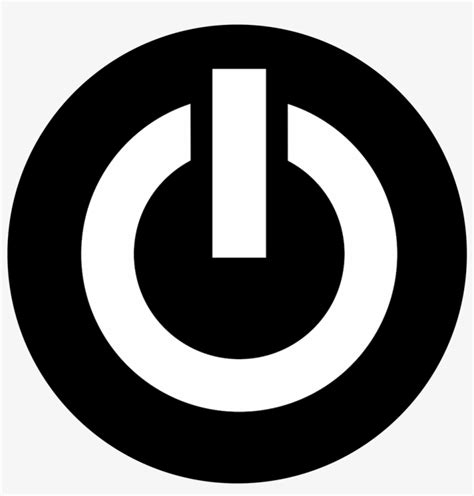Power Symbol Knob Sticker Logo Power Free Transparent Png Download