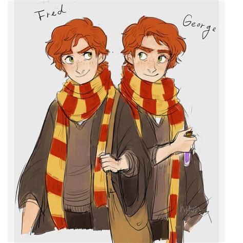 Fred And George Harry Potter Drawings Harry Potter Art Harry Potter