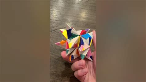 Origami Spike Balls🤙 Small To Big Youtube