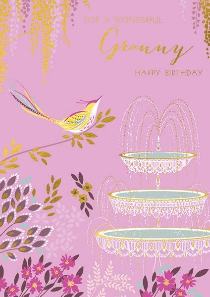 Granny Birthday Card By Sara Miller London Vibrant Home