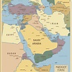 Southwest Asia Map Labeled – Map Vector