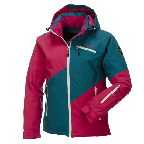 Kilpi, Gizela Ski Jacket, Women, Pink-turquoise SkiWebShop.com | Jas, Roze turquoise, Turquoise