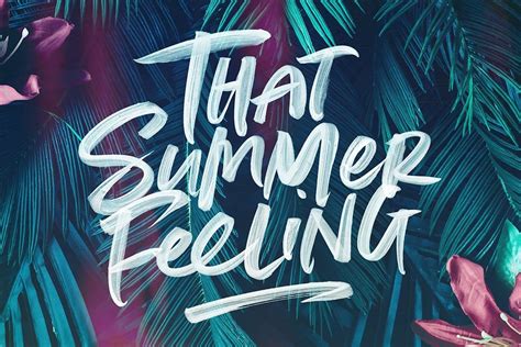 Summer Fonts • 20 Typefaces With Tropical Vibes • Little Gold Pixel