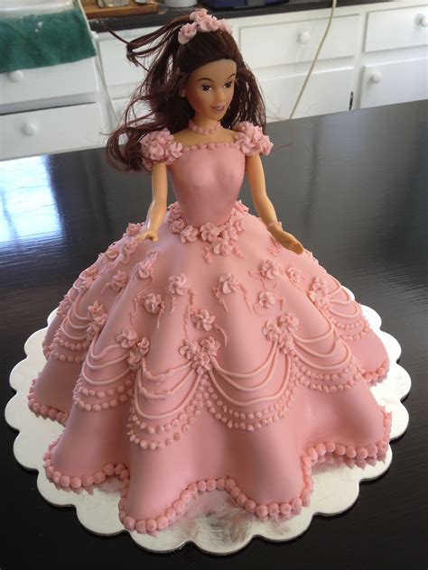 My First Doll Cake I Love Doing Doll Cakes … Doll Cake Dress Cake Barbie Doll Birthday Cake