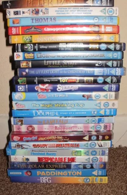 Large Lot Of Kids Dvds All Different Nd £895 Picclick Uk