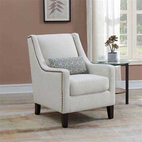 An elegant upholstered chair with classic charm. Sophia Chair @ costco.ca | Living room chairs, Chair ...