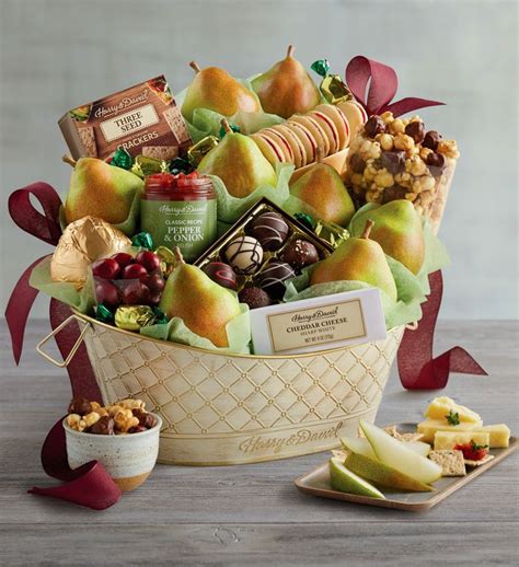 The big list of best gifts for seniors. Deluxe Favorites Gift Basket | Food Gift Baskets | Harry ...