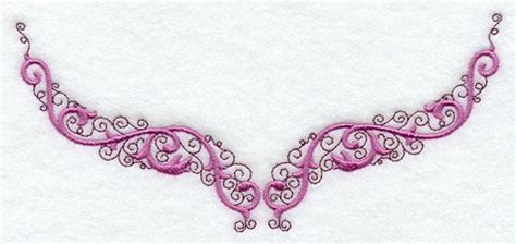 Ornate Swirls Neckline Embroidery Library Design Machine Embroidery