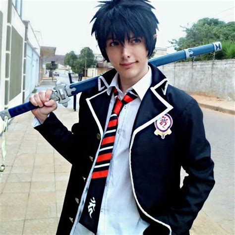 Ao No Blue Exorcist Rin Okumura Cosplay Costume Anime Mens Jacket