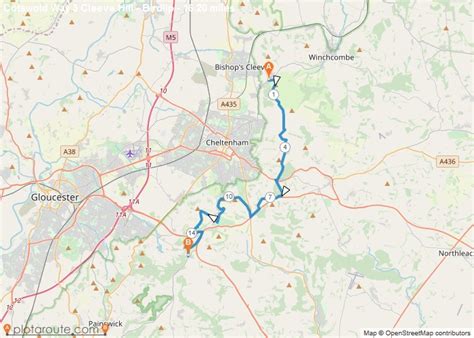 Cleeve Hill To Birdlip Via Cotswolds Way 16 Mile Circular Walk