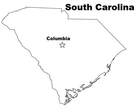 Blog De Biologia South Carolina Map Coloring Page