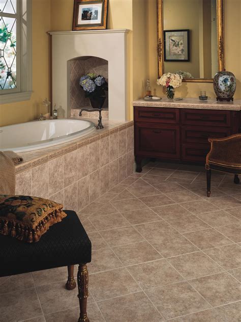 Ceramic Tile Flooring Durable And Easy To Clean Tile Is A Practical
