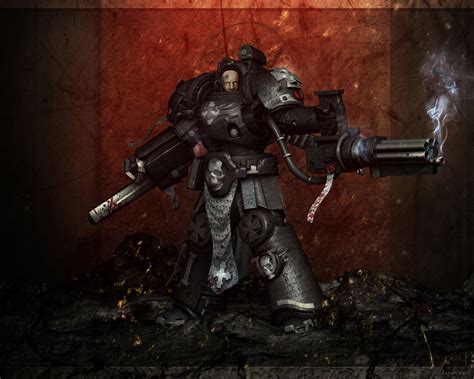 Warhammer 40k Terminator From Iron Hands Warhammer 40k Art