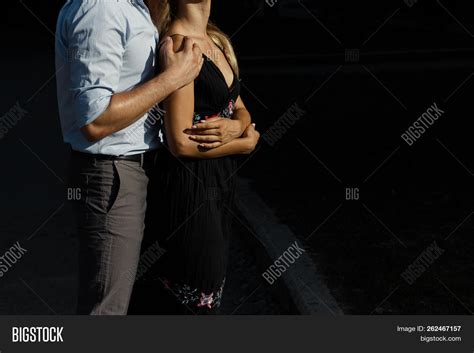 Man Hugs Girl Behind Image Photo Free Trial Bigstock