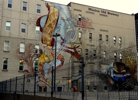 Stunning Montreal Street Art Mural Painting Scene Travel And
