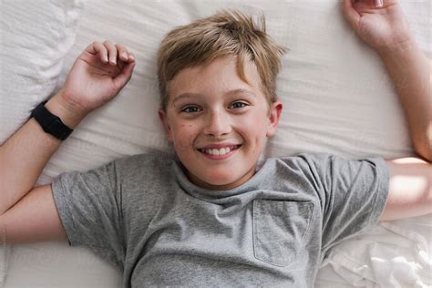 Portrait Of A Happy Preteen Boy By Stocksy Contributor Kelly Knox