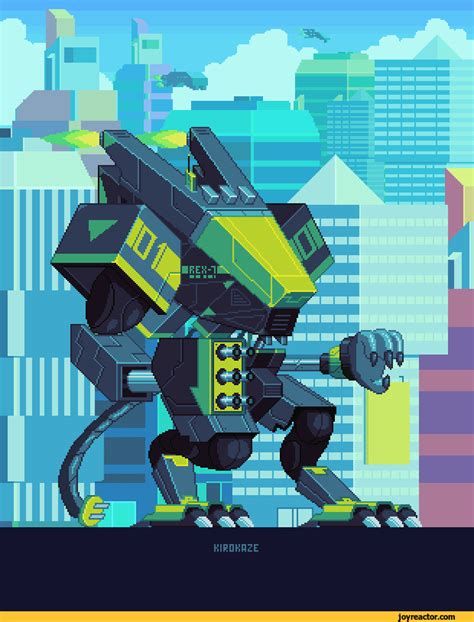  Pixel Art Mech Robot 2361588 620×800 Pixel Art Design