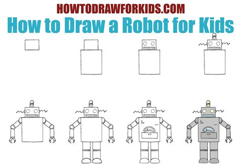 Let you kids imaginations go wild with ideas while they try out different robot and rocket drawings. How to Draw a Robot for Kids | How to Draw for Kids