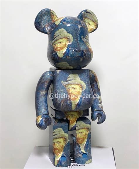 Bearbrick Van Gogh Museum Self Portrait 1000 Hobbies Toys Toys