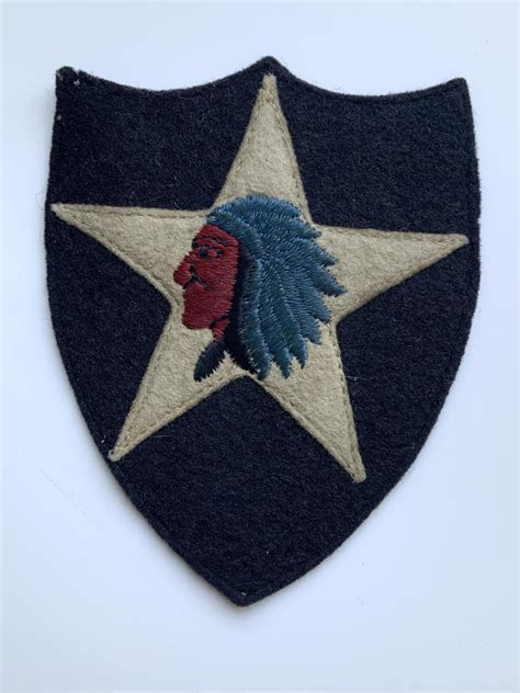 Bob Sims Militaria Early 2nd Division Shoulder Patch