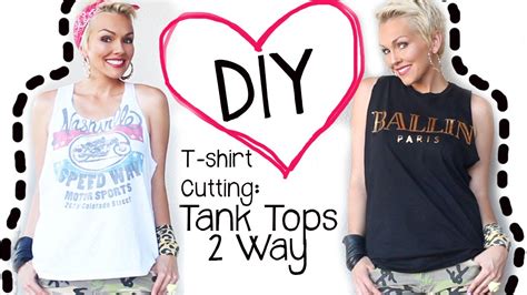 how to cut a tshirt into a loose tank top all you need infos