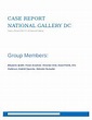 Final Report 1 .docx.pdf - CASE REPORT NATIONAL GALLERY DC Tracy's ...