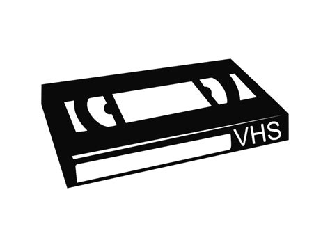 Vhs Svg Vhs Tape Svg Vhs Silhouette Label Cutting File Movie Clipart Svg Dxf Png Art Cnc Laser
